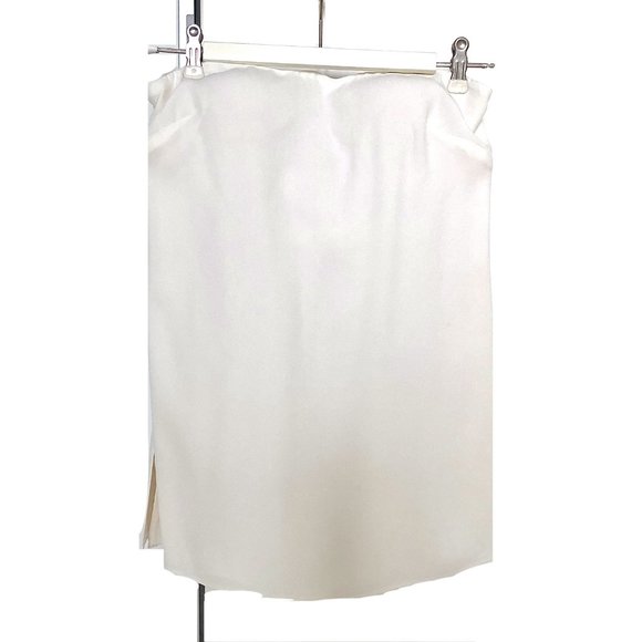 New Adam Lippes Strapless Crepe Bustier Top in Ivory - Picture 3 of 12